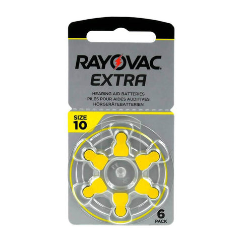 Hörgerätebatterien Rayovac Extra Advanced 10 - 60 Stück