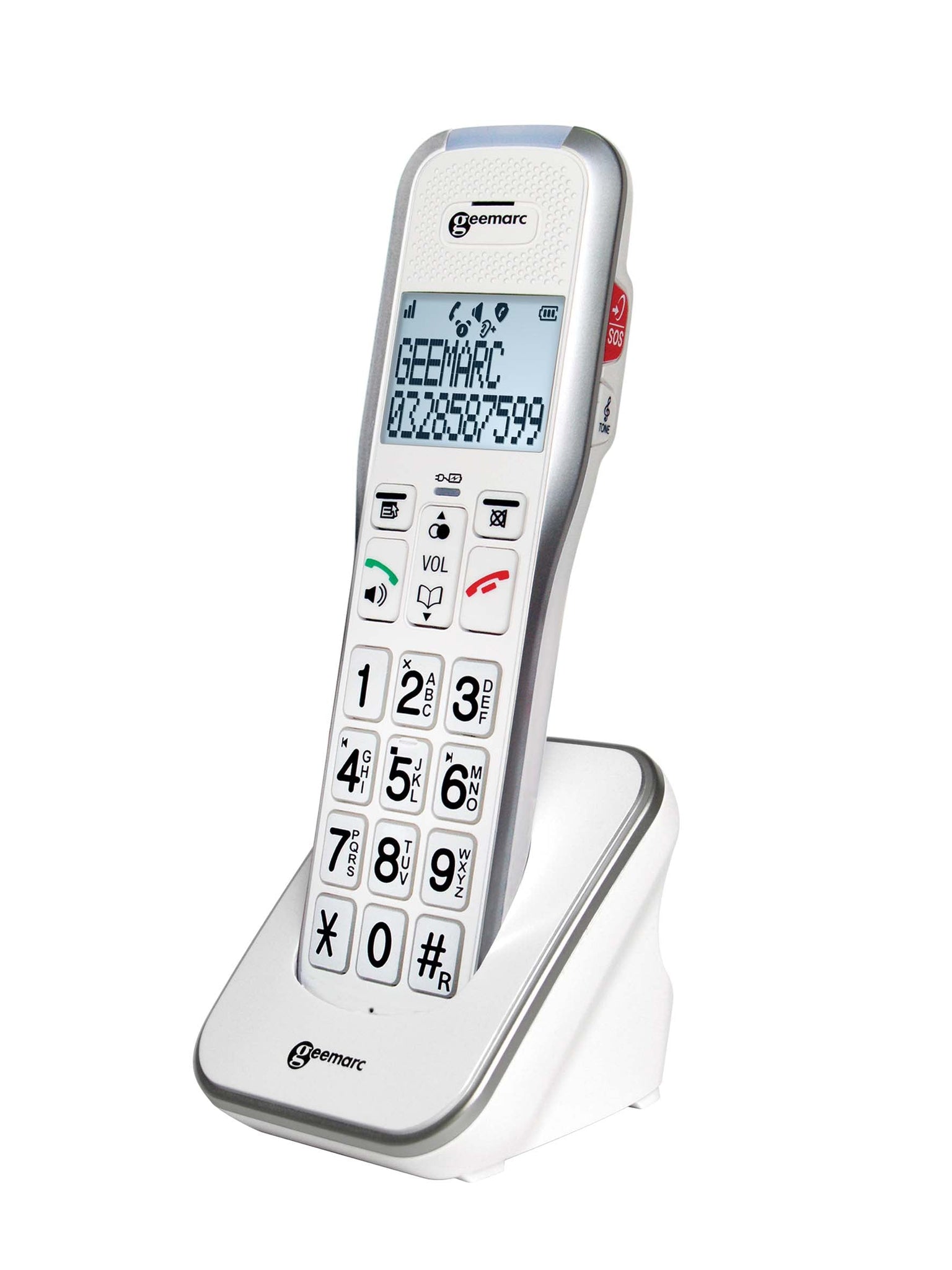 Mobilteil zur Erweiterung - Zusatz-Mobilteil mit Hörverstärkung für AMPLIDECT-595-Reihe
