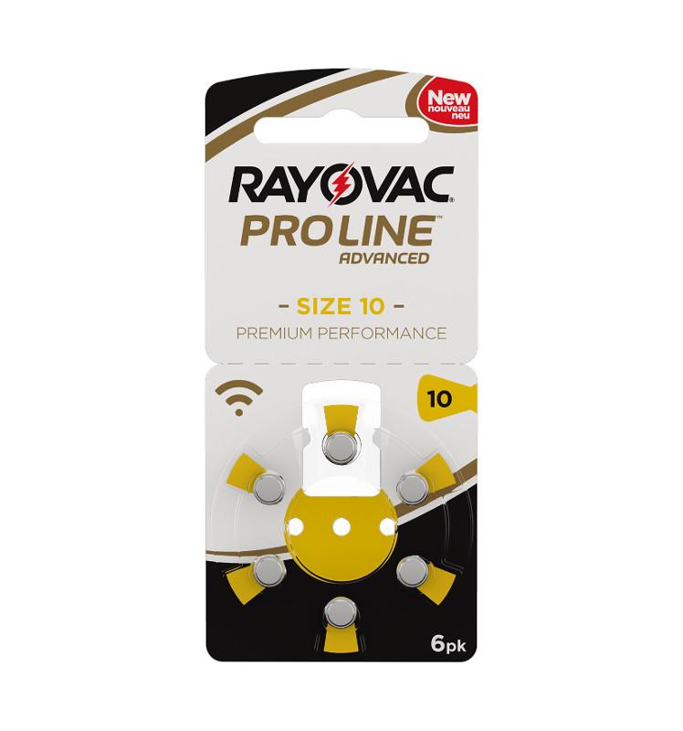Hörgerätebatterien Rayovac ProLine 10 - 60 Stück