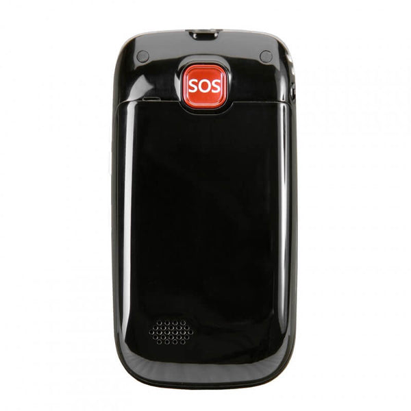 Amplicomms PowerTel M7510-3G - Mobiltelefon - Seniorenhandy mit Ladestation - Ansicht hinten