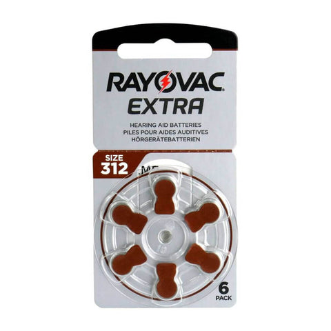 Hörgerätebatterien Rayovac Extra Advanced 312 - 60 Stück